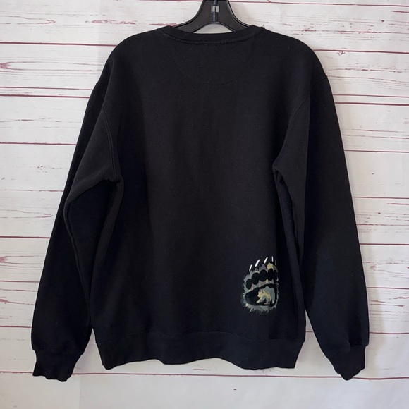 IMPERIOUS Beast unleasher 93 mens black sweatshirt size M bear graphics - Picture 6 of 10